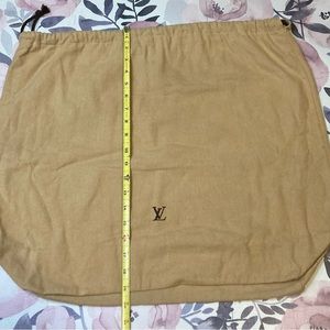 (Mgm6) Vintage Louis Vuitton dustbag with draw strings